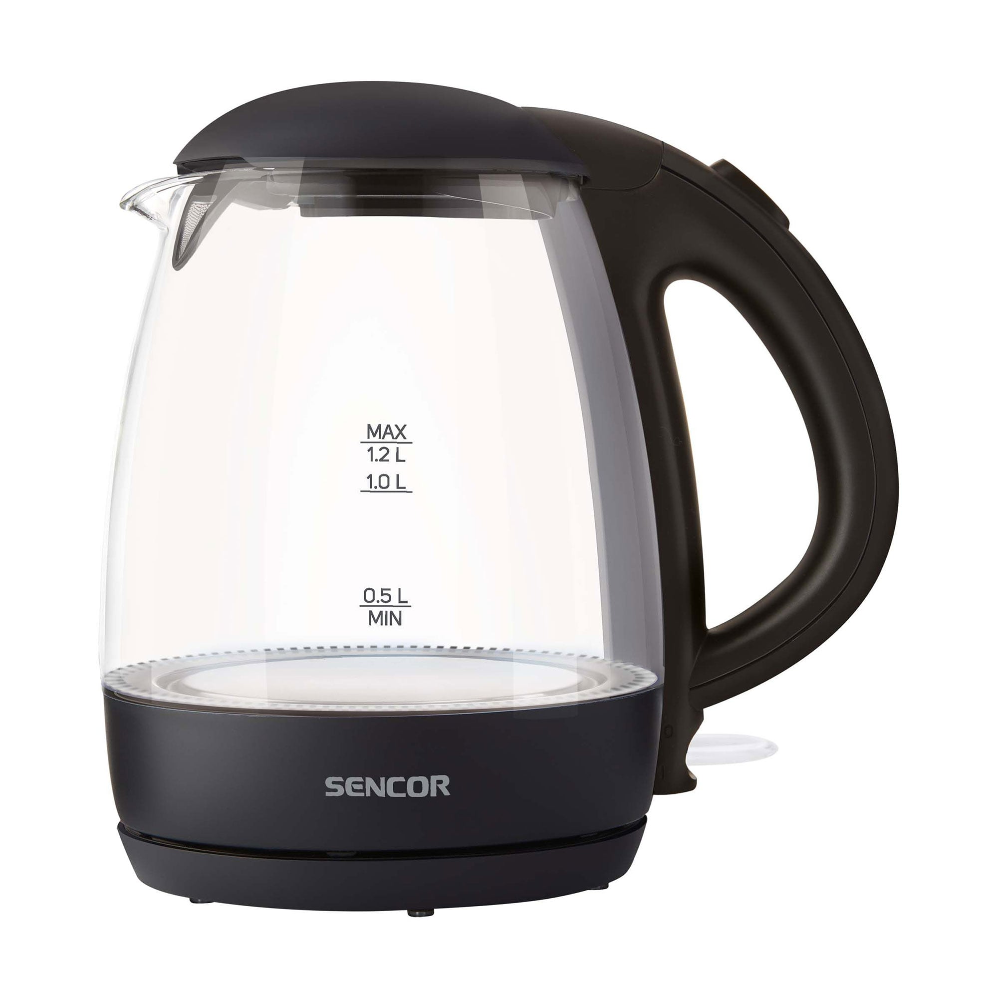 Електрочайник Sencor SWK прозорий, 1.2 л (2300BK)